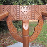 Armchair tripod oak movement Breton ar seiz vibrator