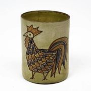 Stylised rooster pencil holder — Olivier Pettit — France, 1950s-1970s