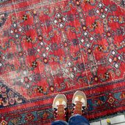 Antique Persian Hamadan handmade rug 129 x 203 cm 1920s - 1C1224
