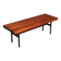 Banc en teck et métal, fabriqué en Italie, années 1970