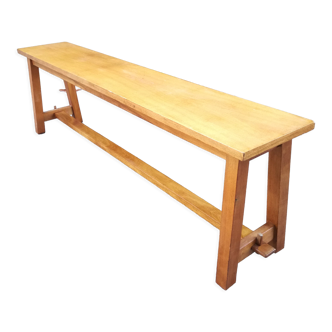 Minimalist wooden bench 150 cm