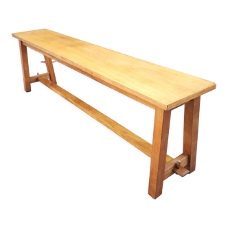 Banc minimaliste en bois 150 cm