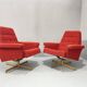 Pair of Vintage Swivel Armchairs from Up Zavody, 1970s