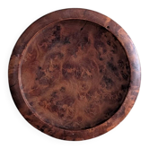 Ashtray in elm burl