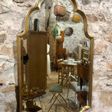 Baroque golden mirror
