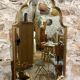 Miroir doré baroque