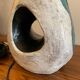 Asymmetrical ceramic lamp Vallauris France 1950, signed, unique