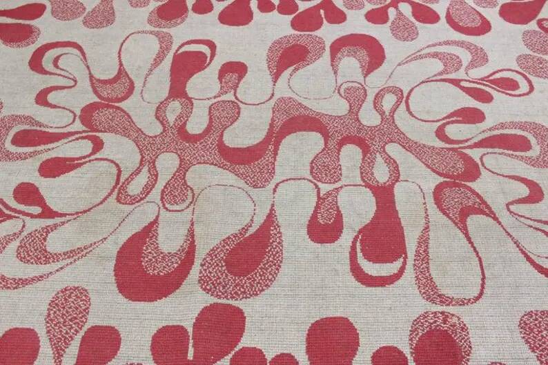 Modernist Organic Carpet, 1960s
