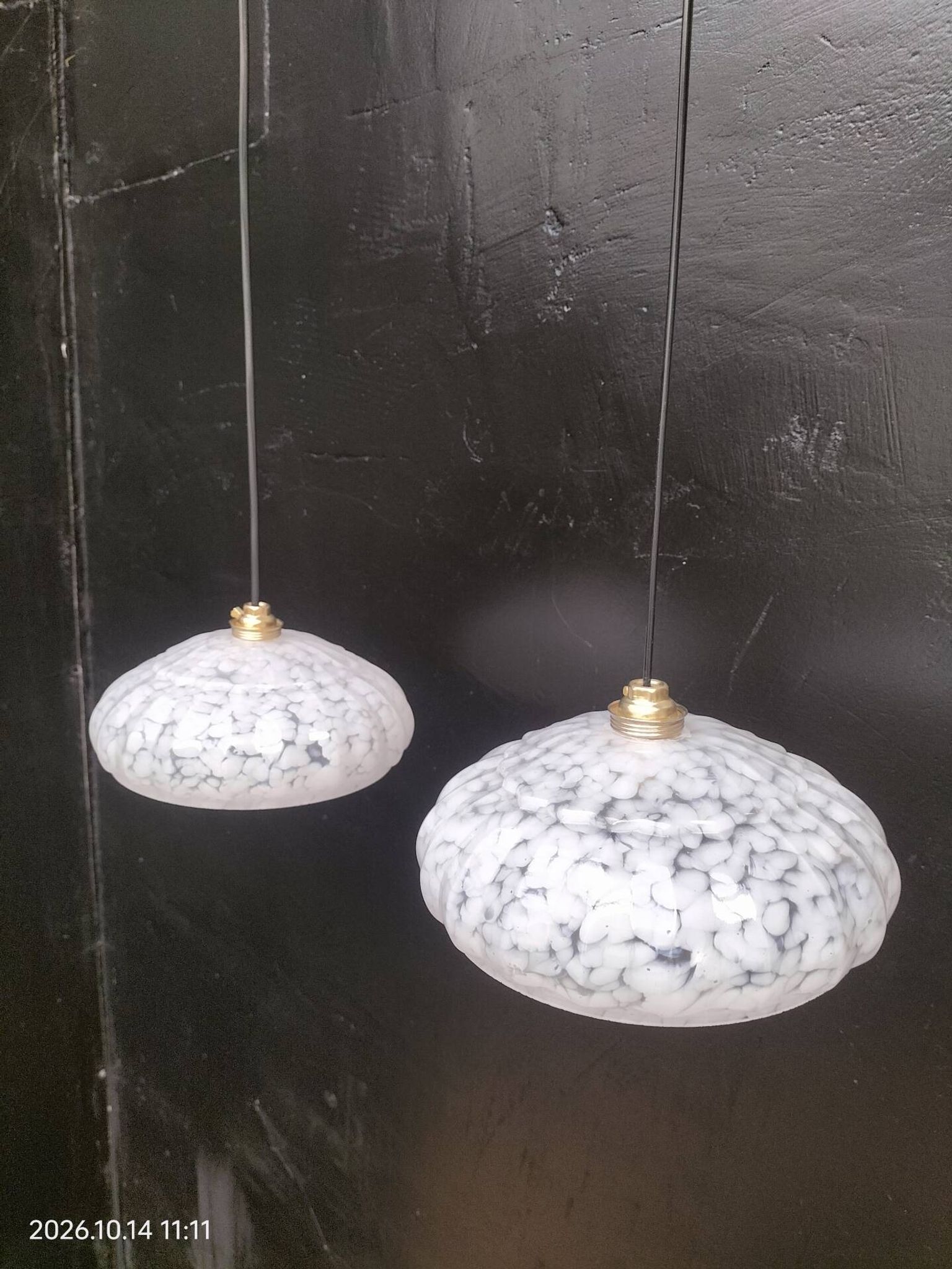 Suspensions en verre de Clichy 