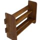 Vintage wooden standing bookcase from the 1950s