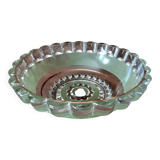 Vintage glass salad bowl