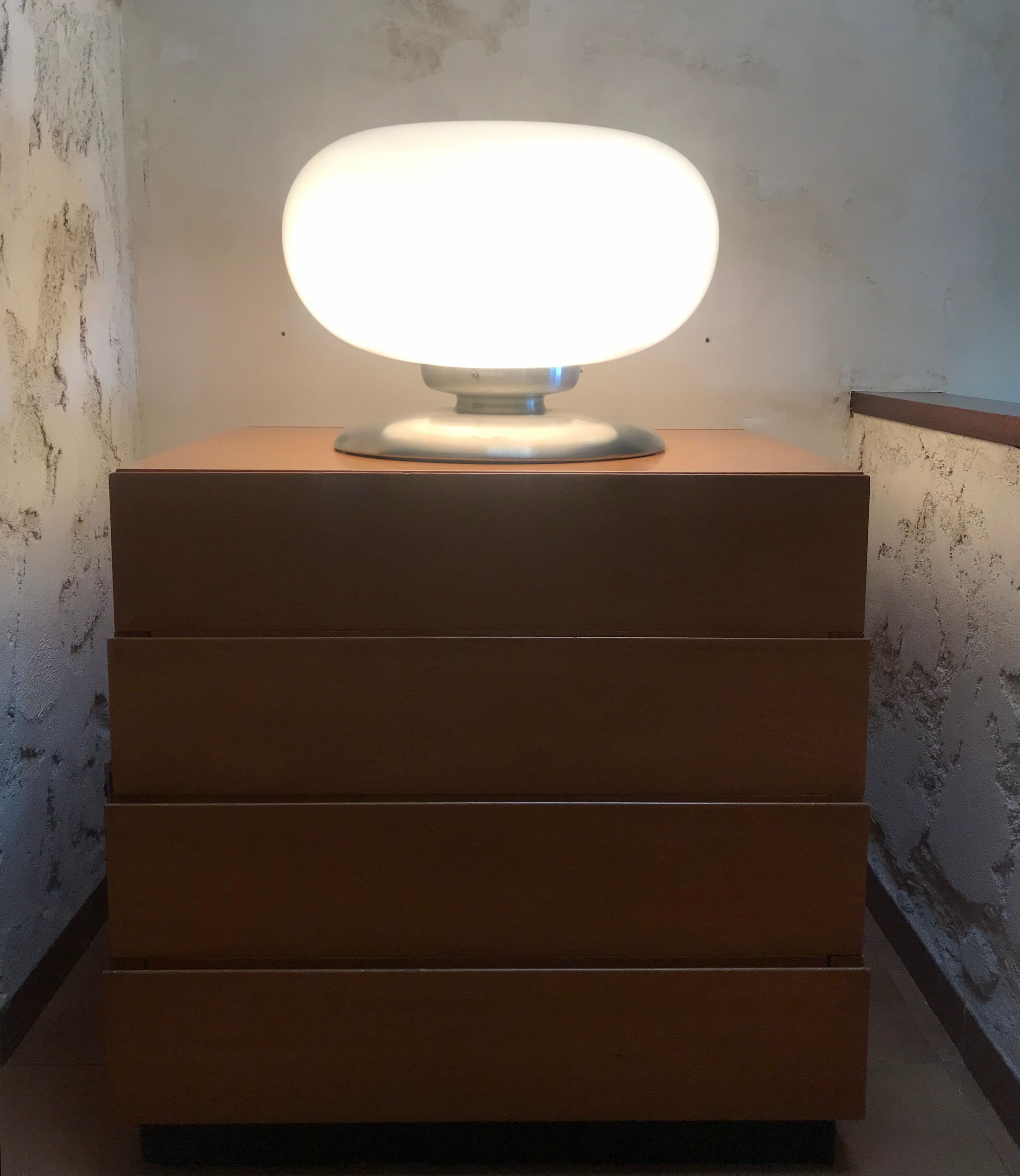 Lamp to lay "Ciambella" great modello, Italy 70s