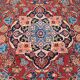 Oriental rug iran kashan dabir old: 1.30 x 2.10