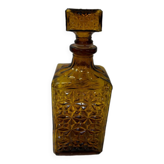 Amber glass carafe