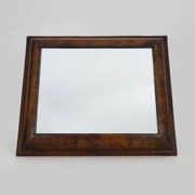 Very large Psyche Mirror in walnut wood. Orthodox bible mirror. 19th century. 53X63 cm - 20.86X24