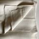 Country sheet linen canvas 19th without monogram L240cm