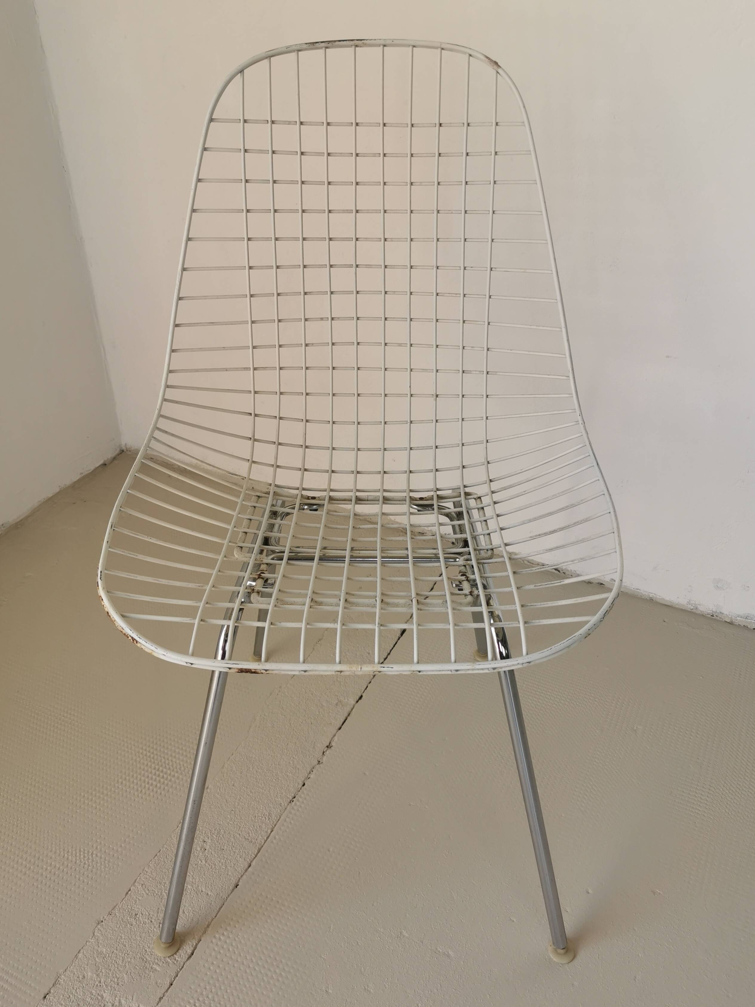 Eames DKX wire chair for Herman Miller