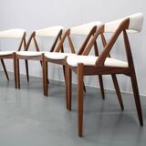 1960s Kai Kristiansen Set of Four Restored Teak Dining Chairs