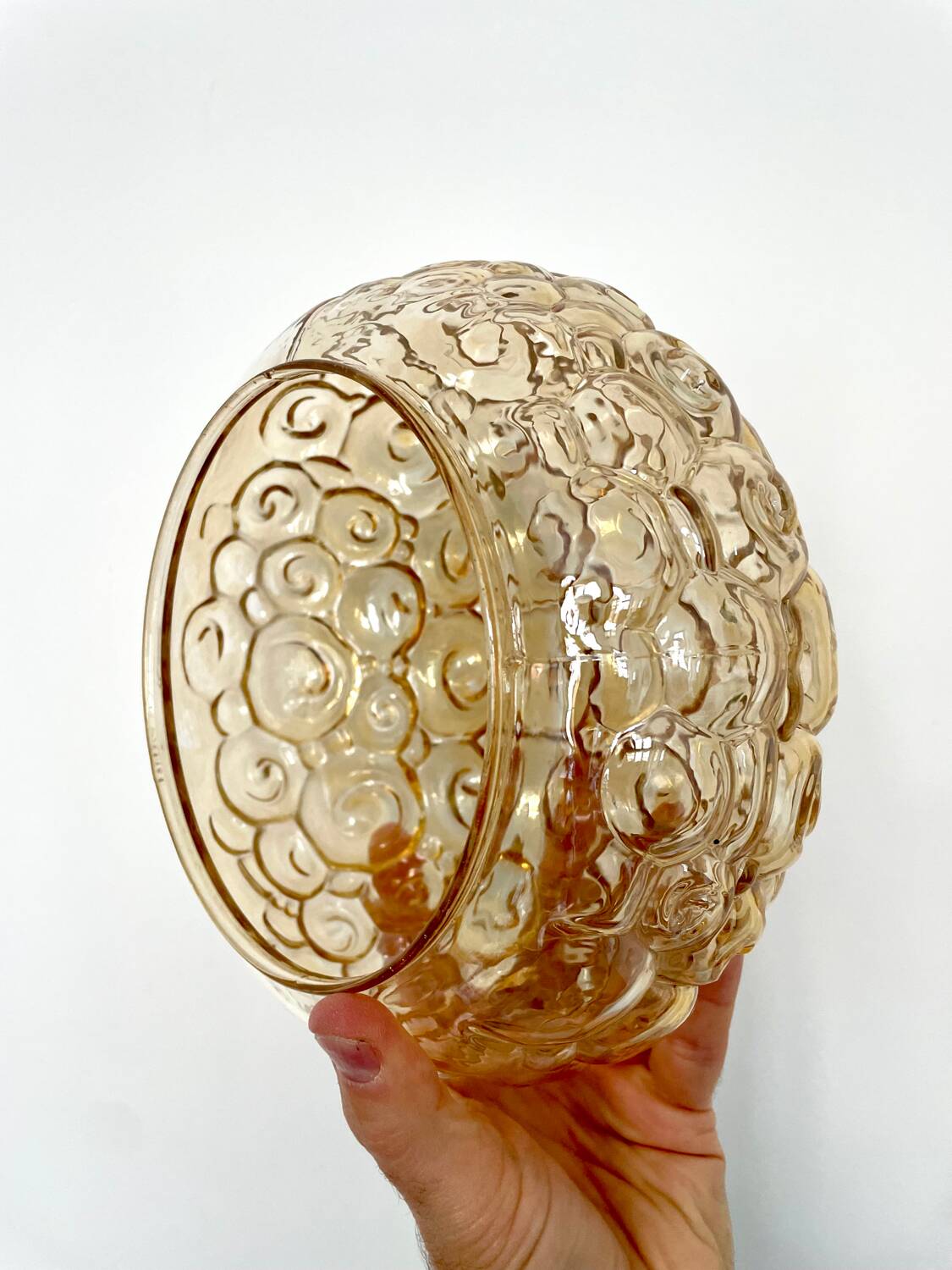 3 Helena Tynell snail ceiling globes, 1960