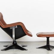 Yrjö Kukkapuro Karuselli Chair & Ottomane for Haimi, 1965