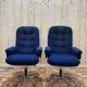 Paire de fauteuils de bureau 1970