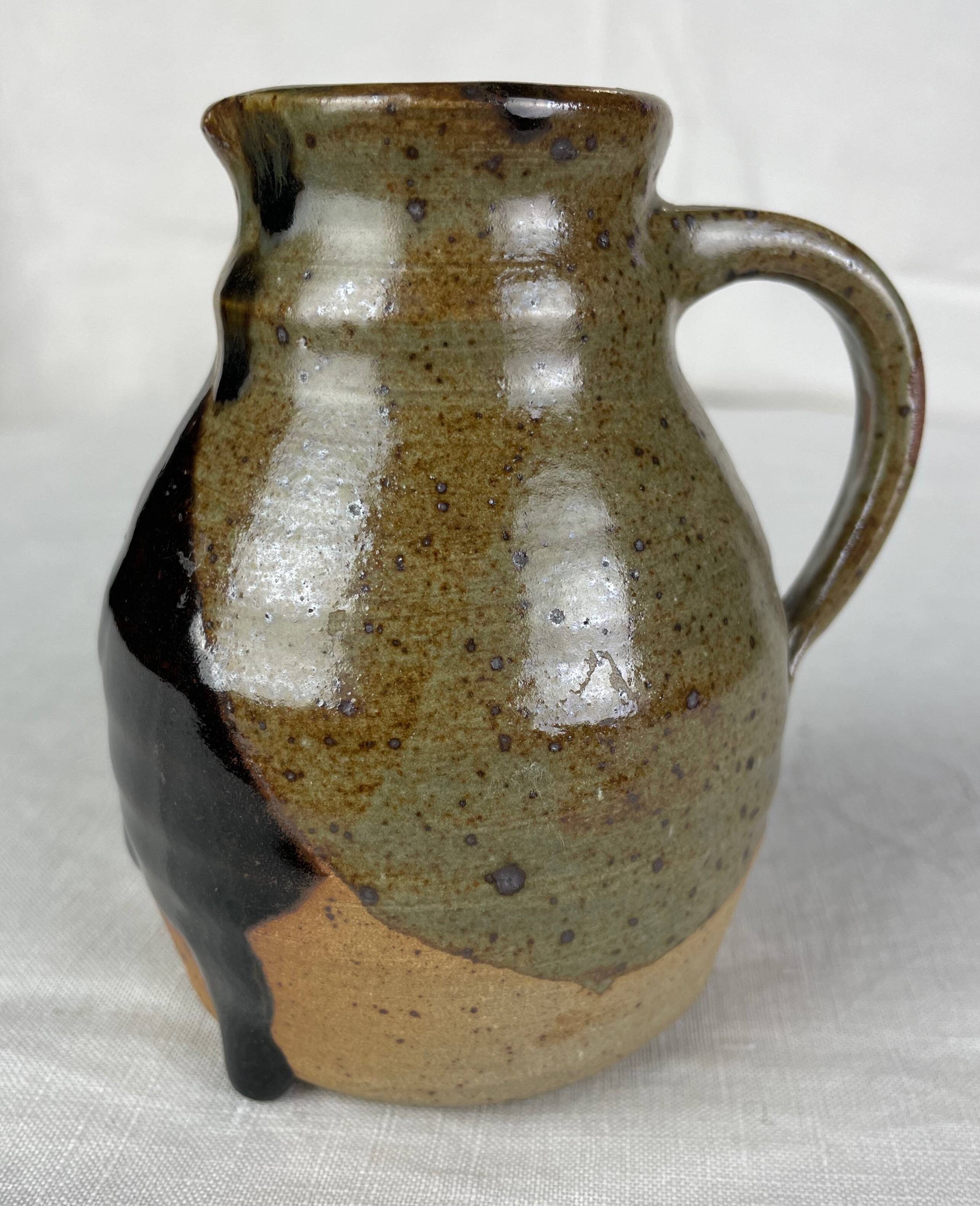 Milk jug in Matour pottery style