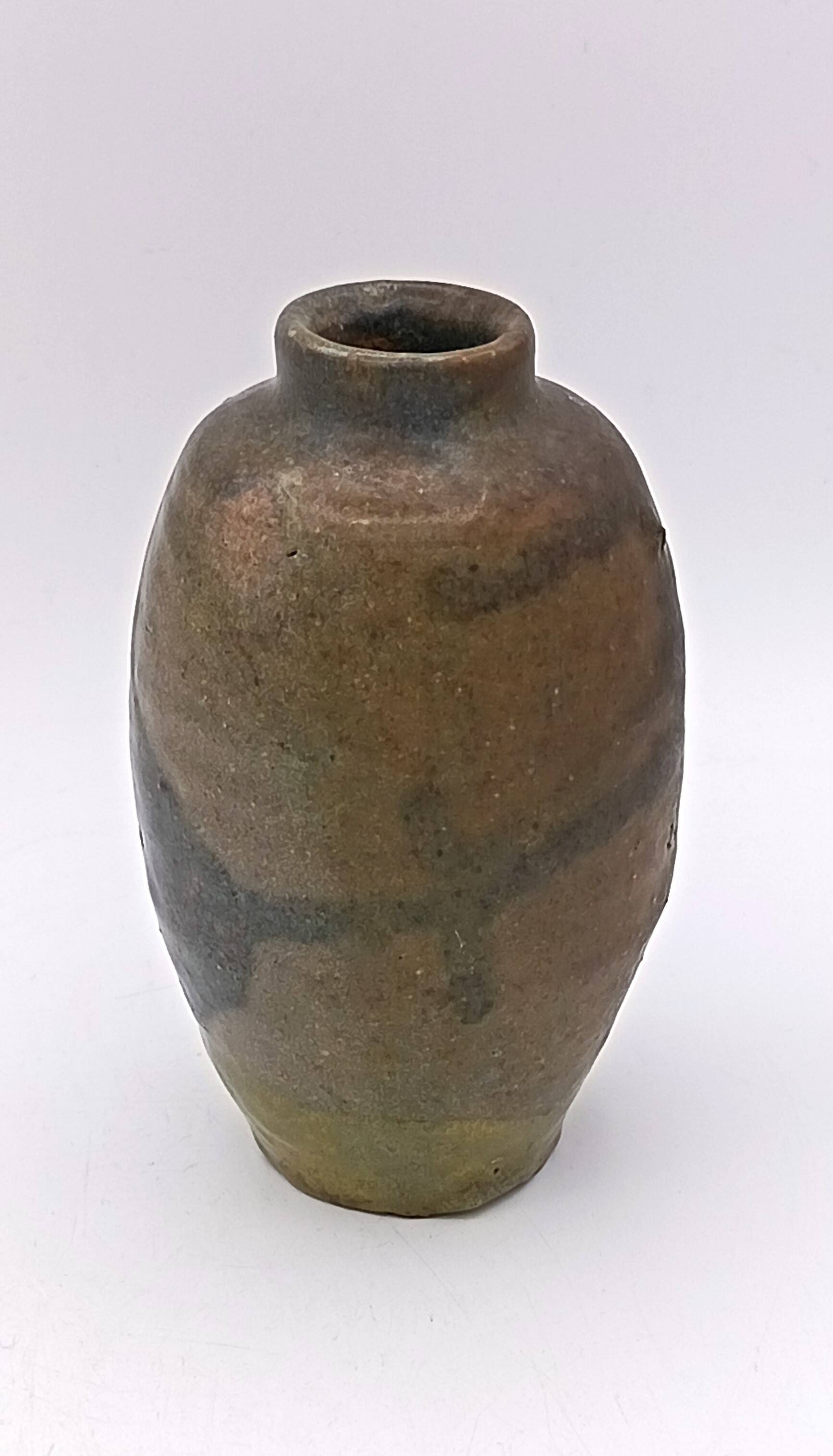 Vase en grès signé Eugène Lion - Jean Carriès.