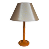 “Bamboo” lamp in vintage turned wood
