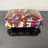 Limoges iridescent jewelry box