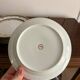 6 Dessert Plates Limoges Porcelain Harreau Fluted Edge Neo-Classical