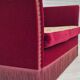 1960s, Danish "Spanish" sofa, original condition, furniture velour, ash wood legs.