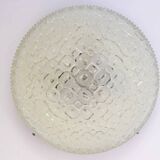 Atomic Age Glass Ceiling Light by Wila