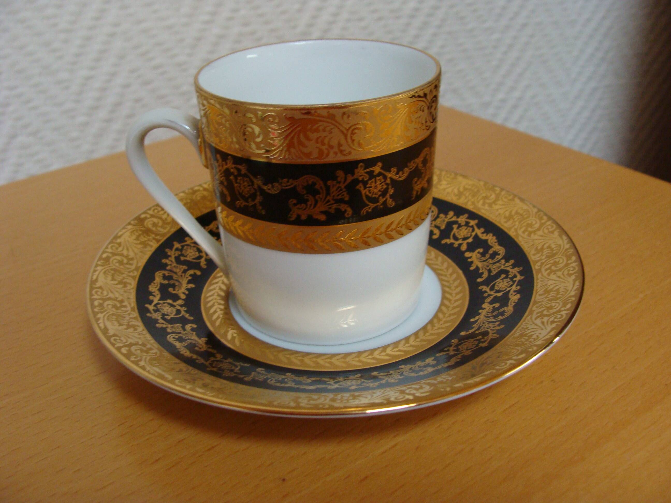 Limoges / Napoleon III cup and saucer