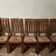 Solid wood farmhouse table