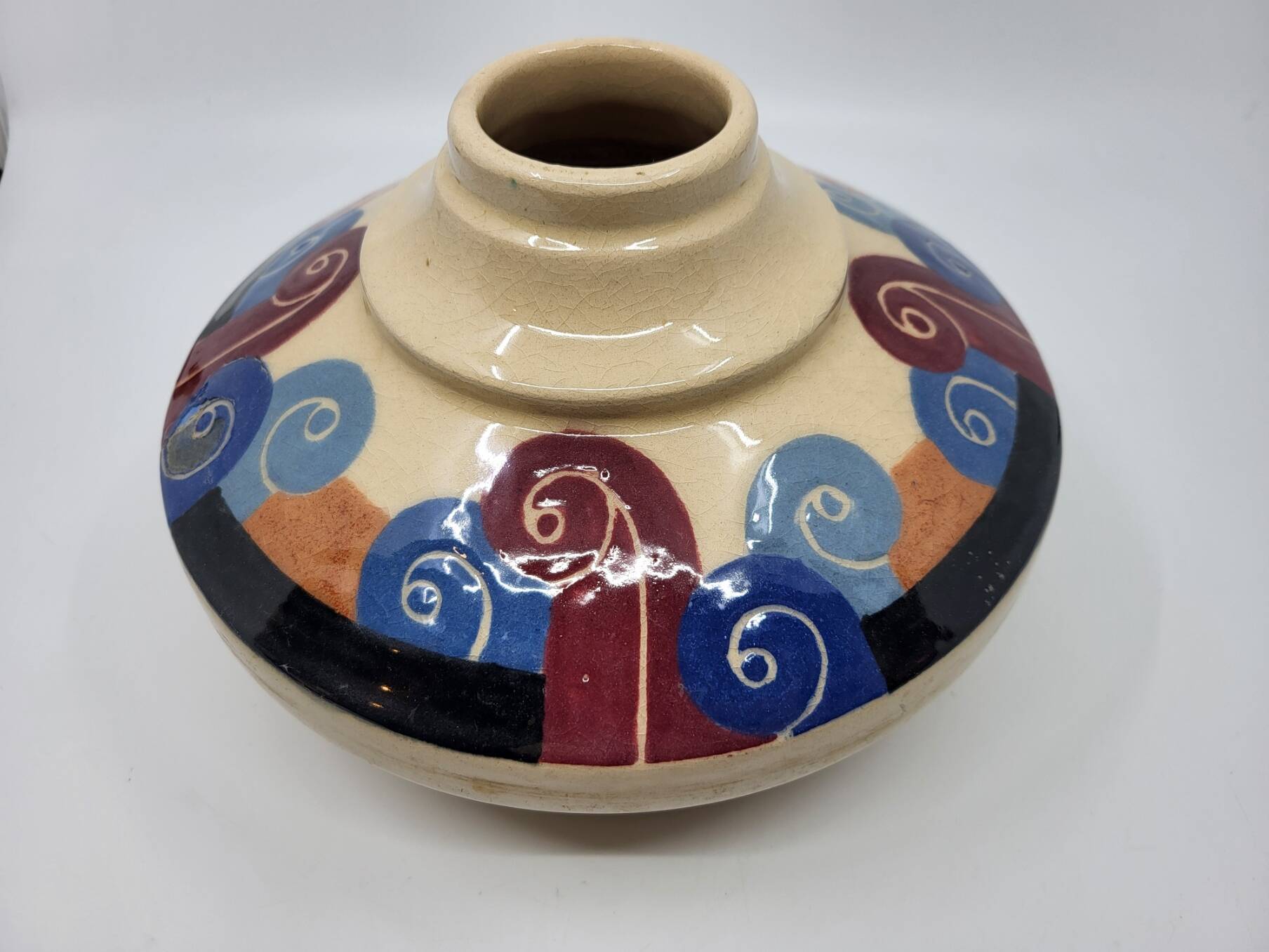 Simone Larrieu vase in ceramic France Art Deco 1930