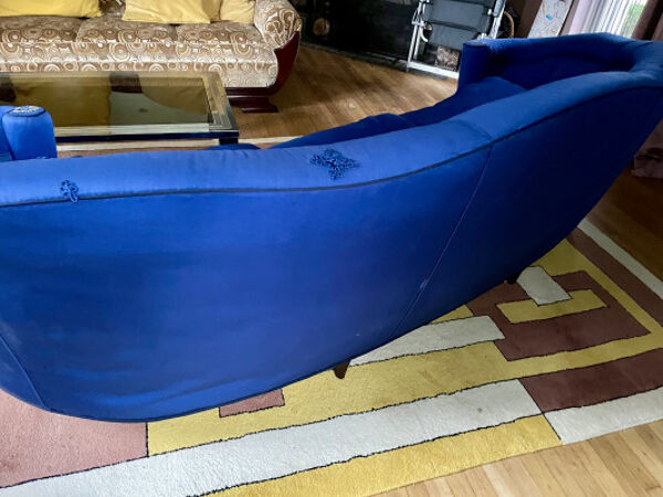 Canapé arrondi design italien des années 1950