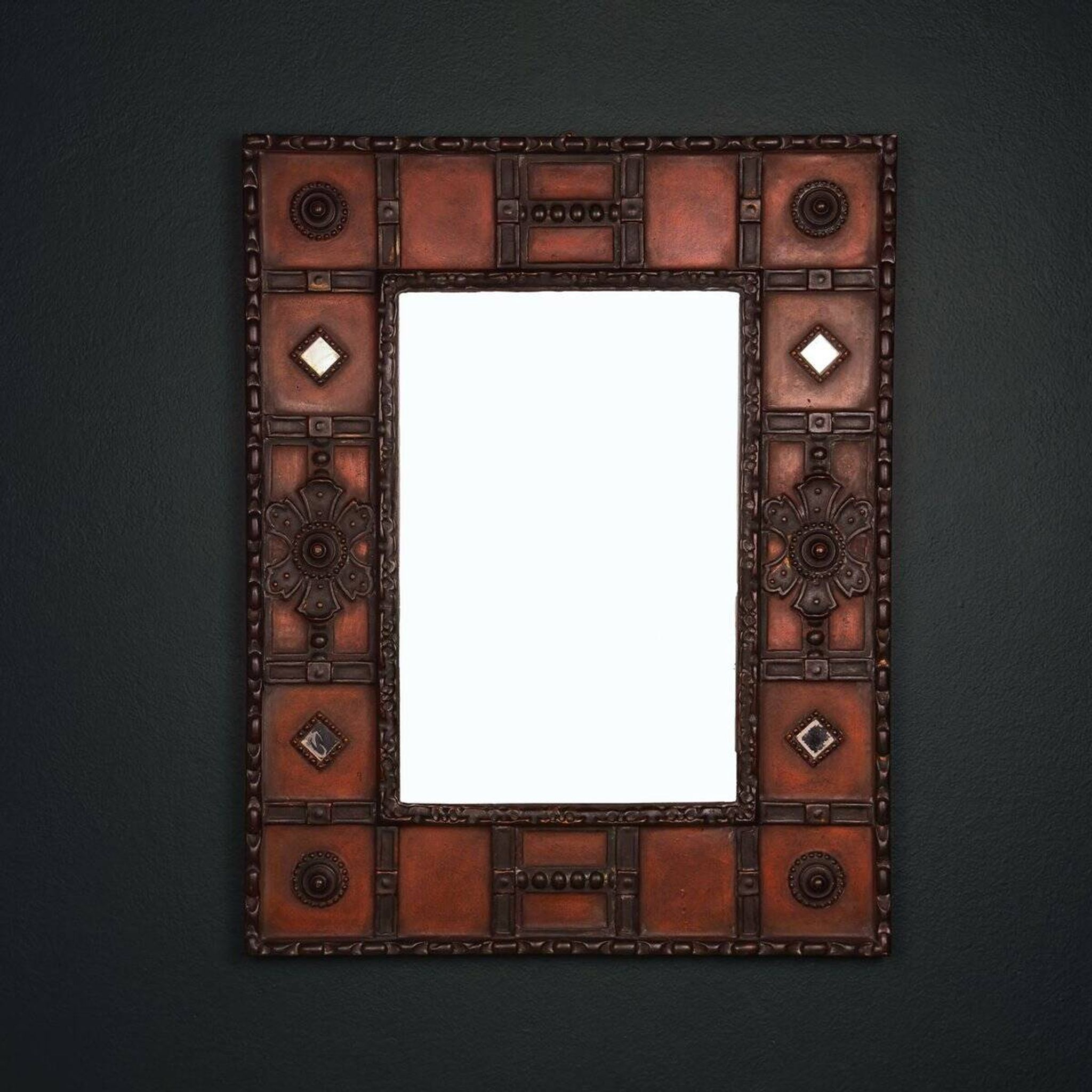 Vintage wall mirror by Palladio, Italy, 1960s