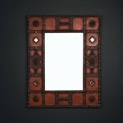 Vintage wall mirror by Palladio, Italy, 1960s