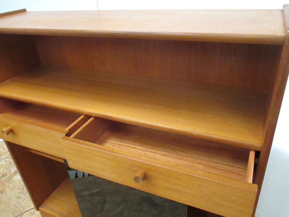 Small Yellow and Black glass furniture with sliding doors