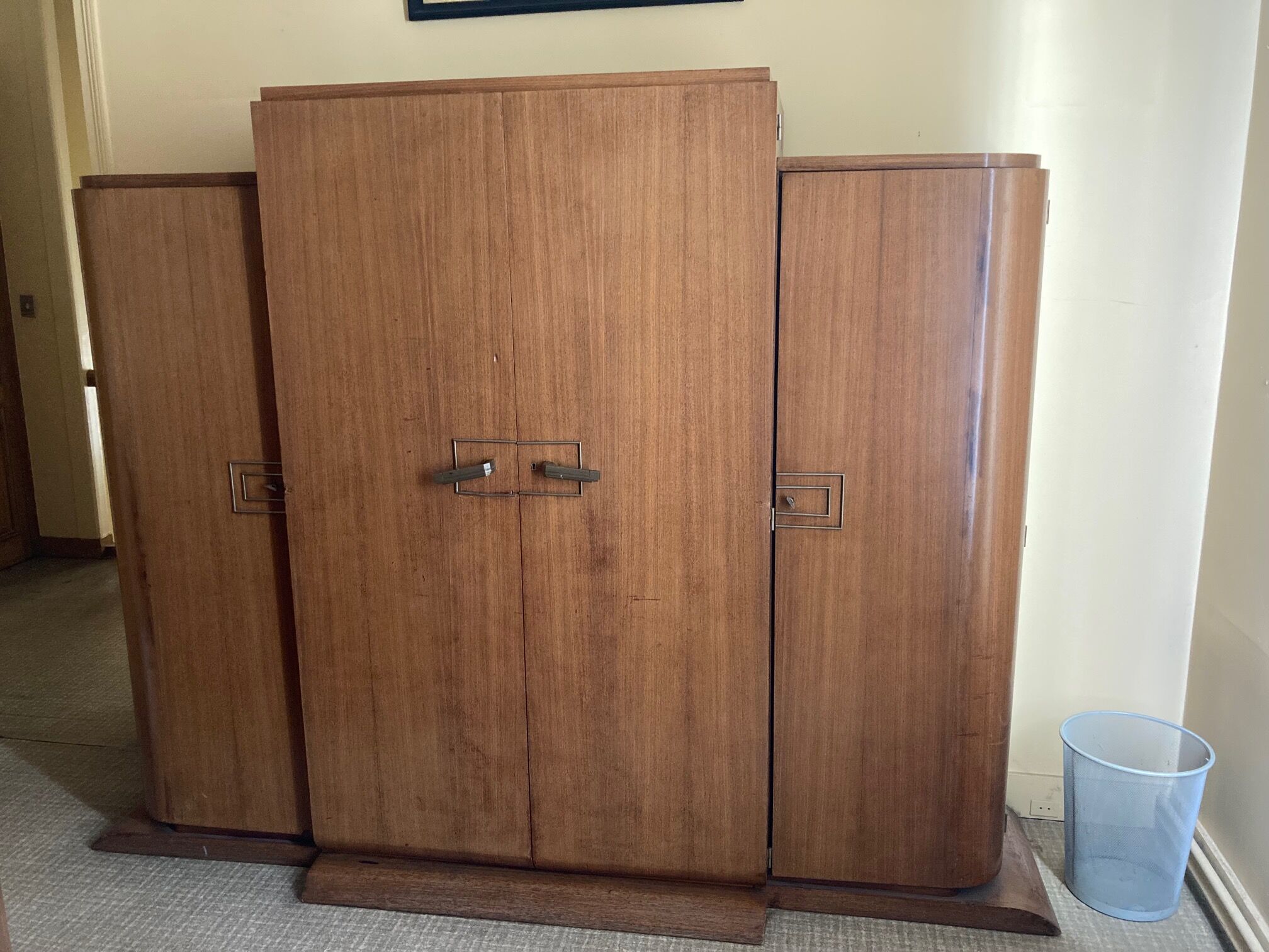 Art deco office cabinet