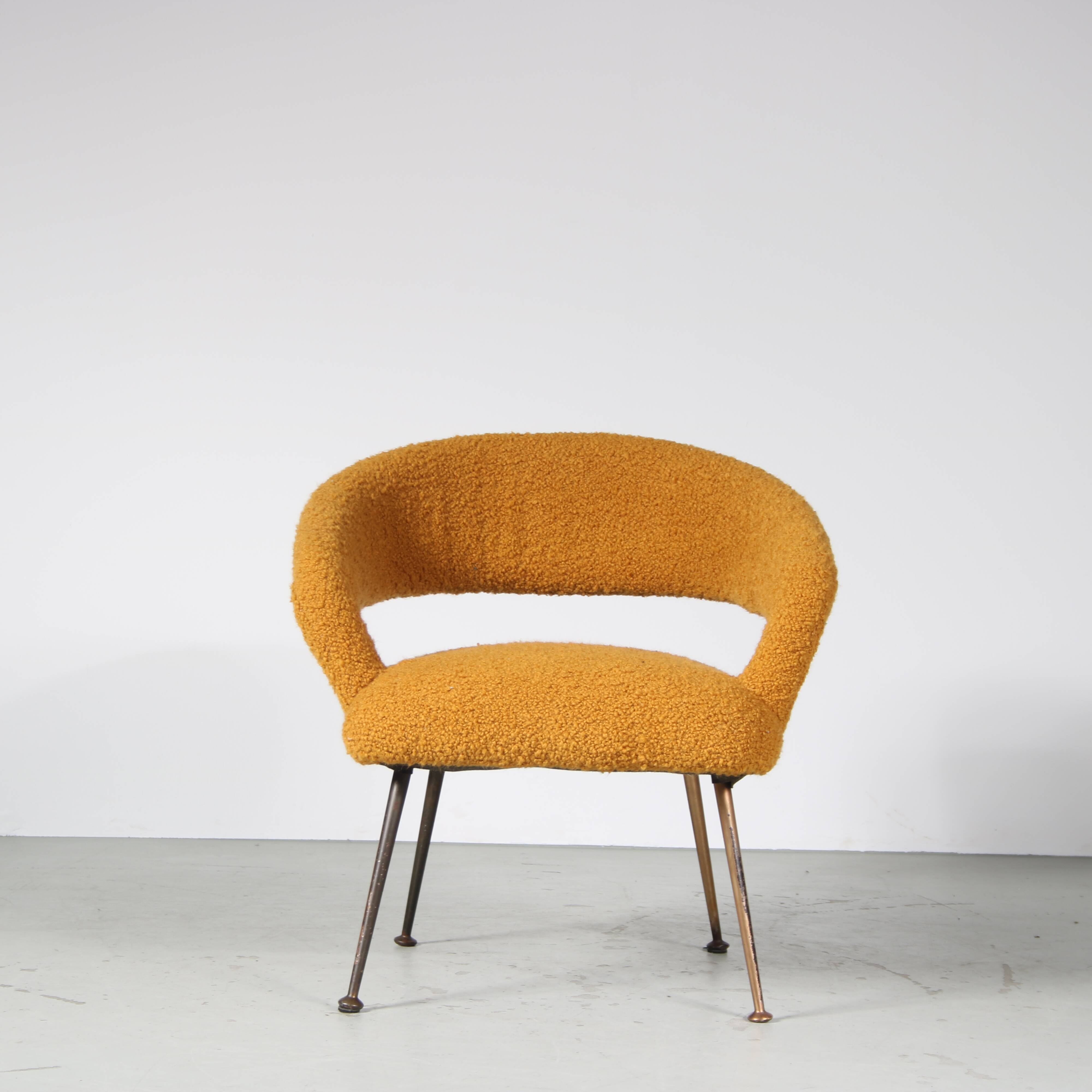 Chaise style  Gastone Rinaldi , Italie 1950