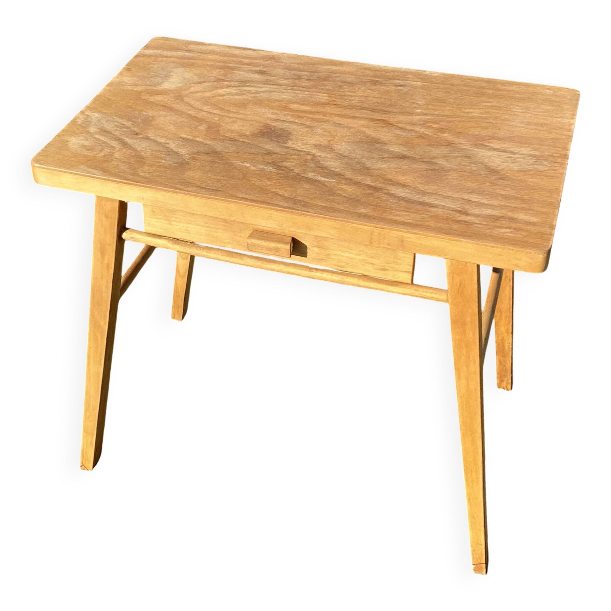 Small telephone table with compass feet, vintage 1960s