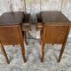 Louis xv style nightstand with drawer + vintage case