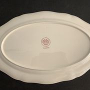 Oval flat Villeroy and Boch, model Burgenland red