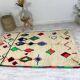 Handmade Moroccan Berber carpet 250 x 148 CM