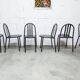 Set of 6 "202" model chairs by Robert Mallet Stevens 1980