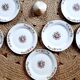 Lot of 6 vintage dessert plates