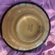 Plate in Alsatian artisanal pottery signed Henri Siegfried soufflenheim vintage