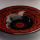 Box of 5 handcrafted Japanese lacquered wood cups