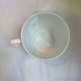 Tasse et Soucoupe Ancienne Fleurs en Porcelaine de Paris/Limoges